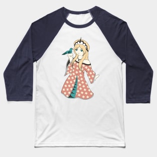 Princess and the Dove Baseball T-Shirt